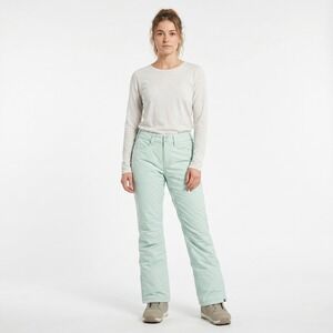 Roxy Womens Snow Pants DryFlight 10K Size M Mint Green Ski Snowboard Waterproof